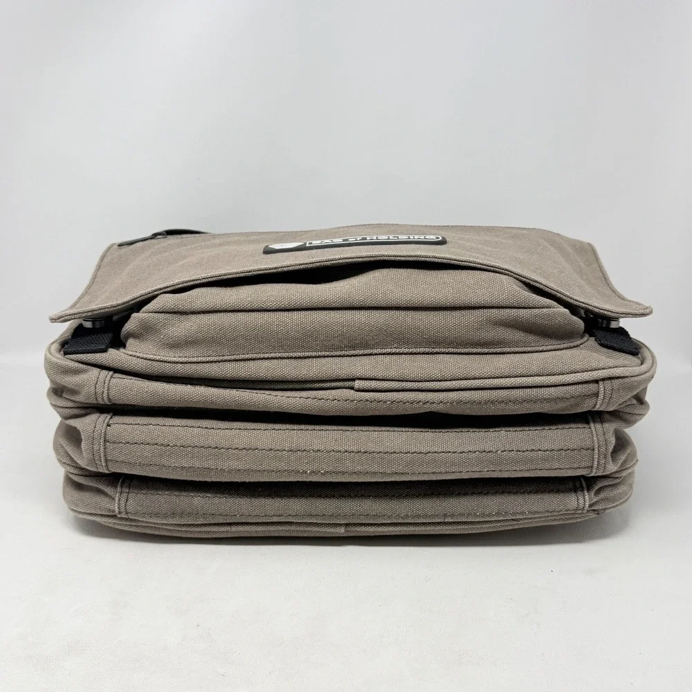 Think Geek Bag of Holding Brown Canvas Messenger Bag D&D Gaming Laptop Case